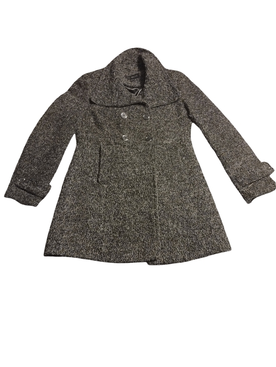 Steve Madden Jackets & Blazers - Steve Madden Gray Tweed Double-Breasted Peacoat